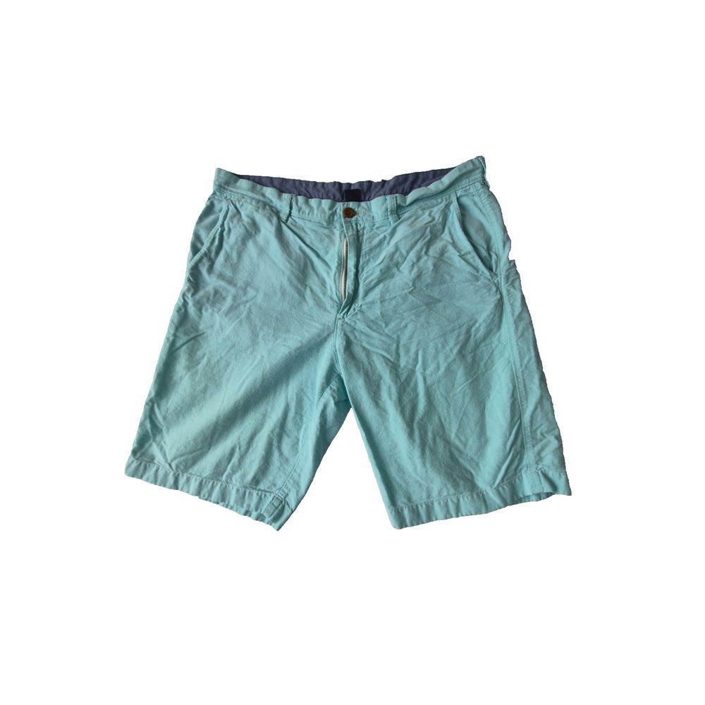 J.Crew Club Shorts Mens 36 Aqua Blue 100% Cotton Chino Casual Preppy Summer